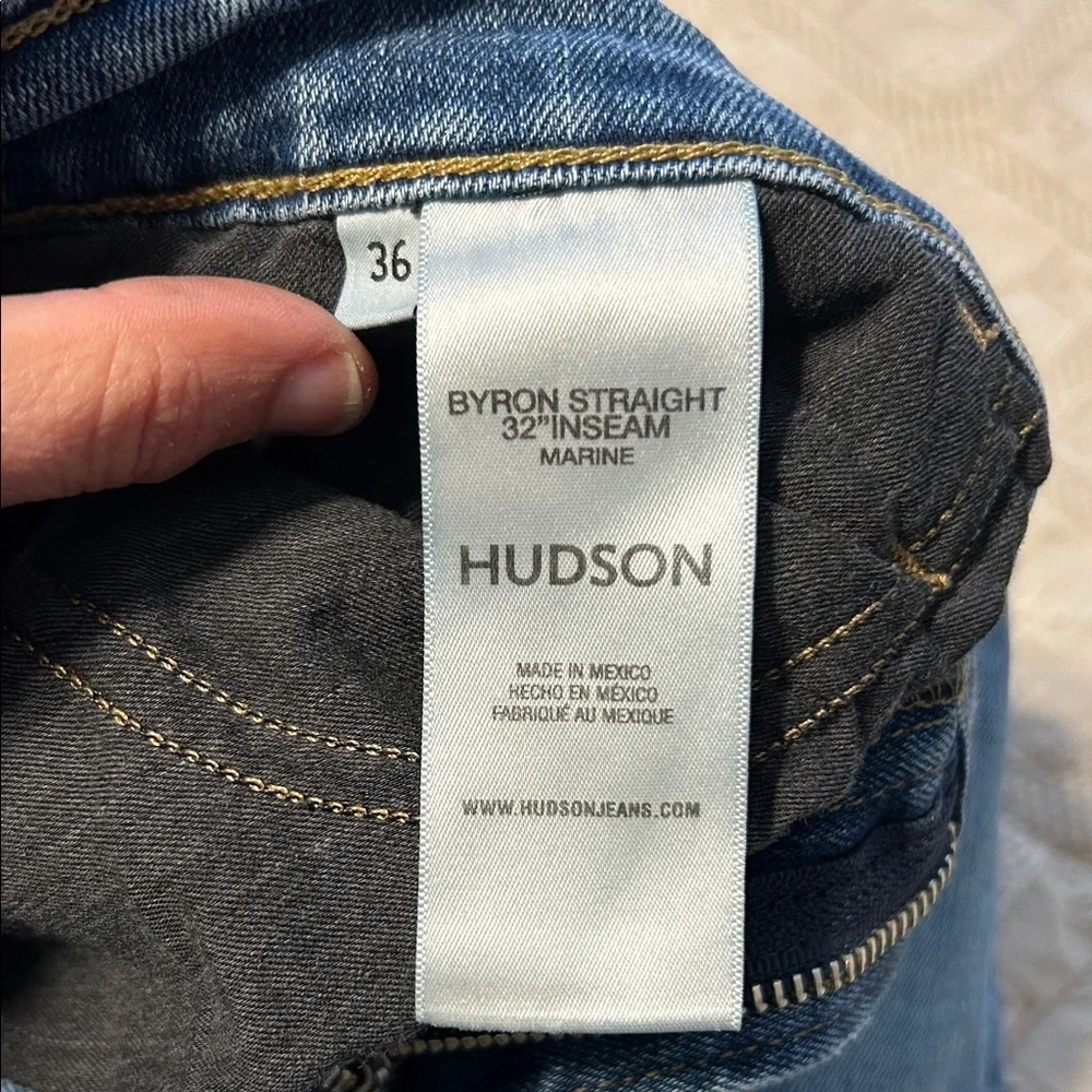 Hudson Jeans Men's Byron Straight Denim Jeans - Picture 5 of 6